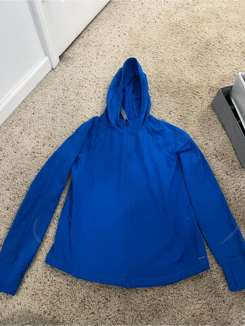 Women’s Mondetta Blue Hooded Zip Jacket
